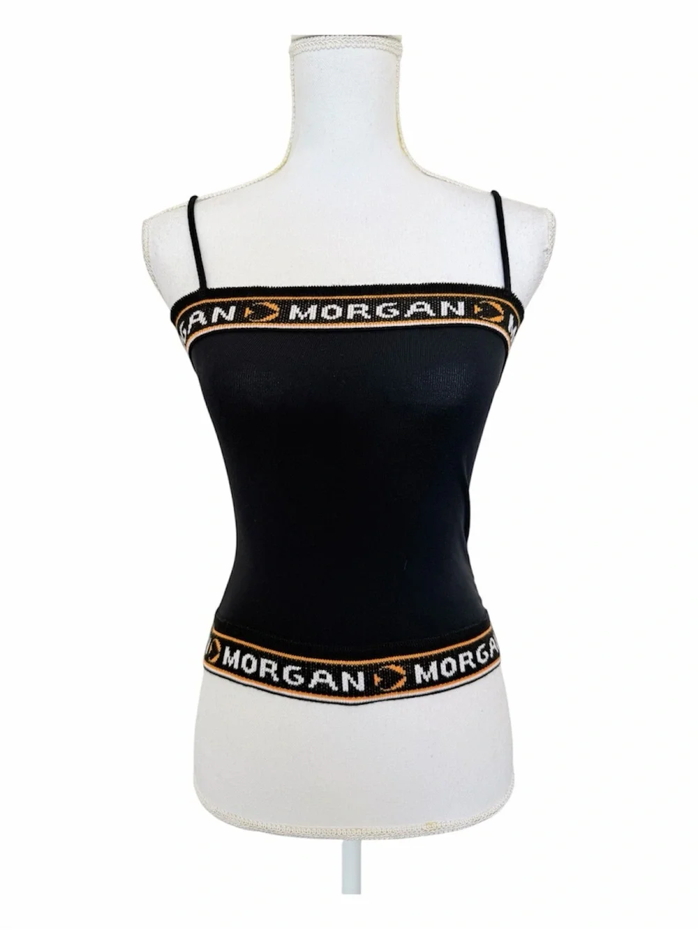 True Vintage Morgan De Toi Logo Cami Tank Top - Picture 1 of 7
